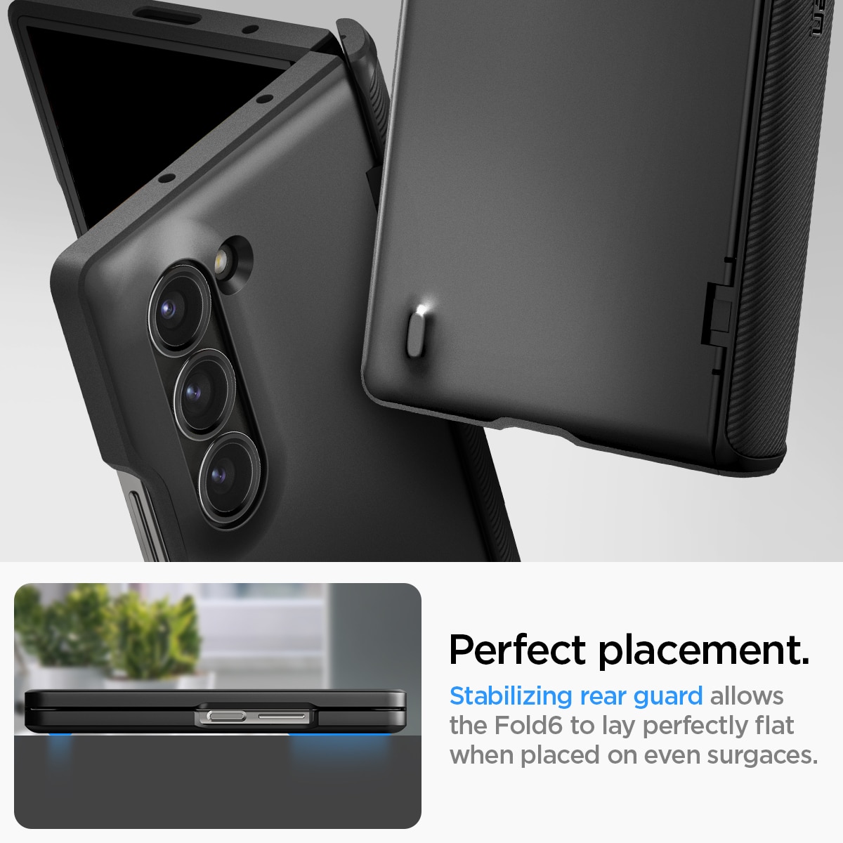 Coque Slim Armor Pro Samsung Galaxy Z Fold 6 Black