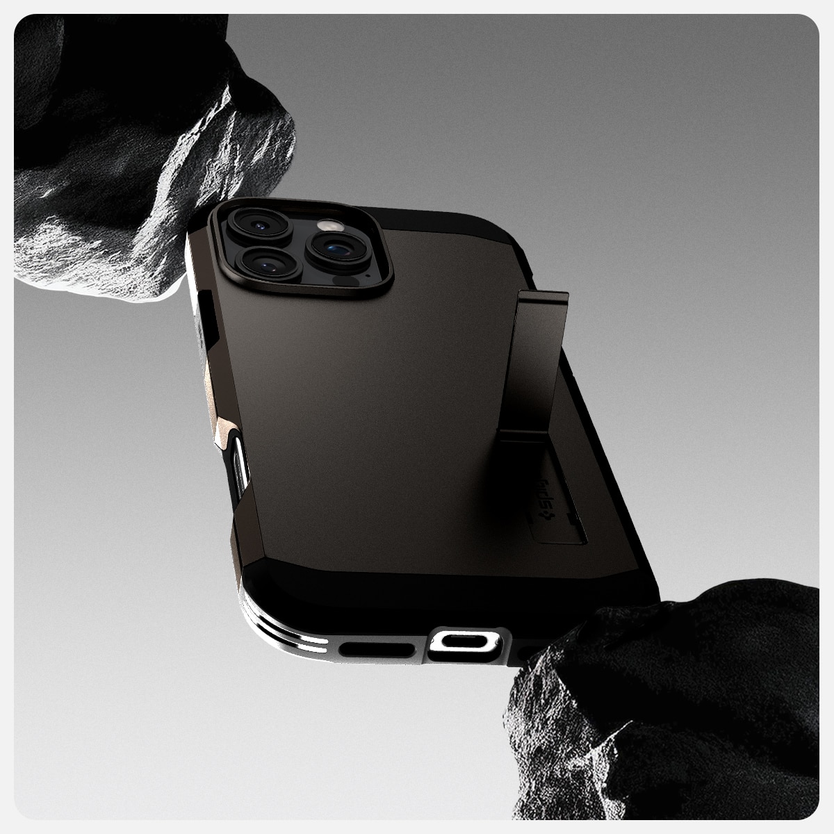 Coque Tough Armor MagSafe iPhone 16 Pro Max Gunmetal