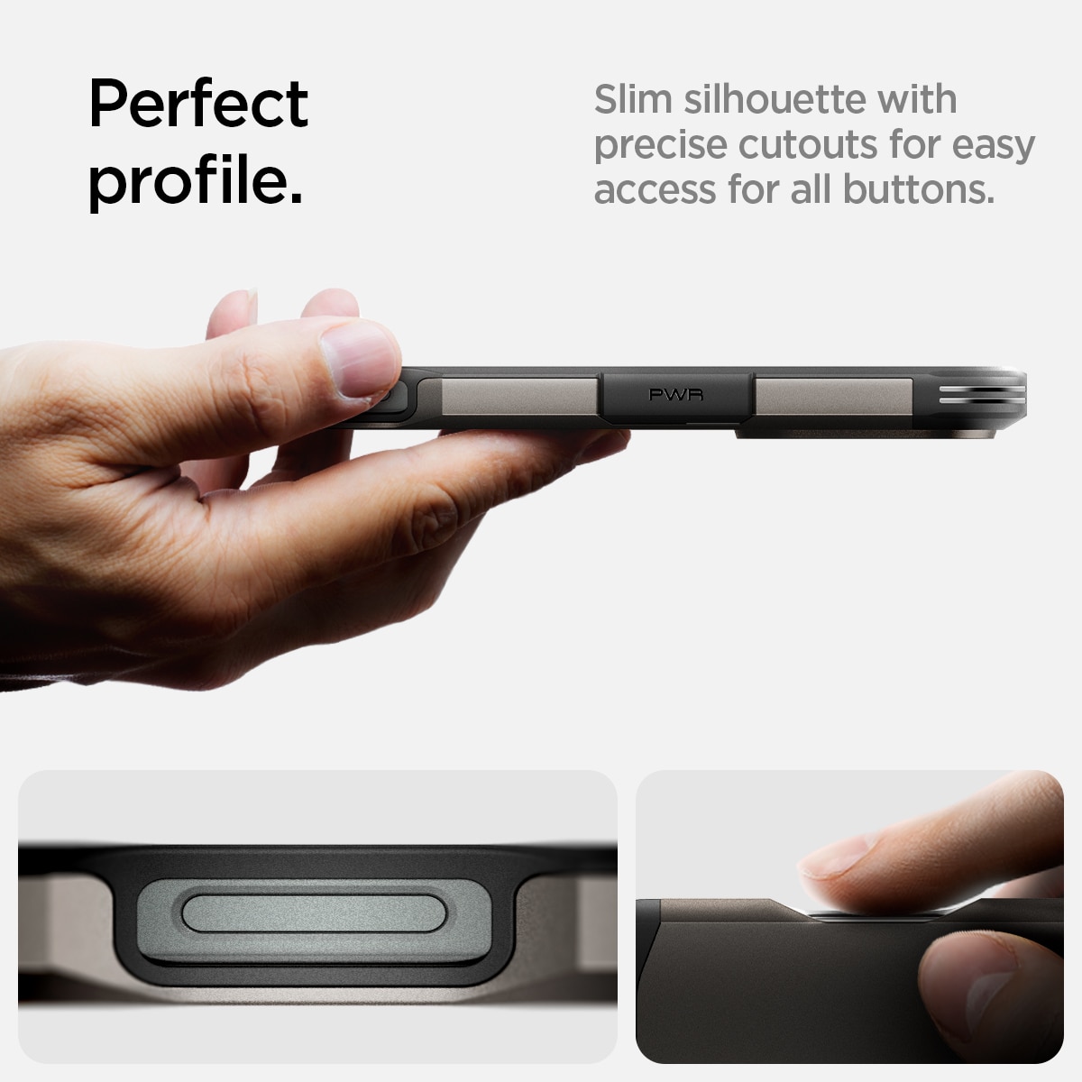 Coque Tough Armor MagSafe iPhone 16 Pro Max Gunmetal