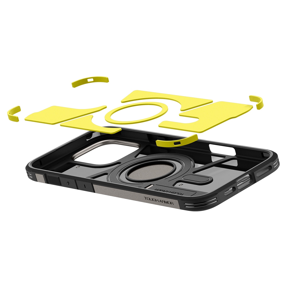Coque Tough Armor MagSafe iPhone 16 Pro Max Gunmetal