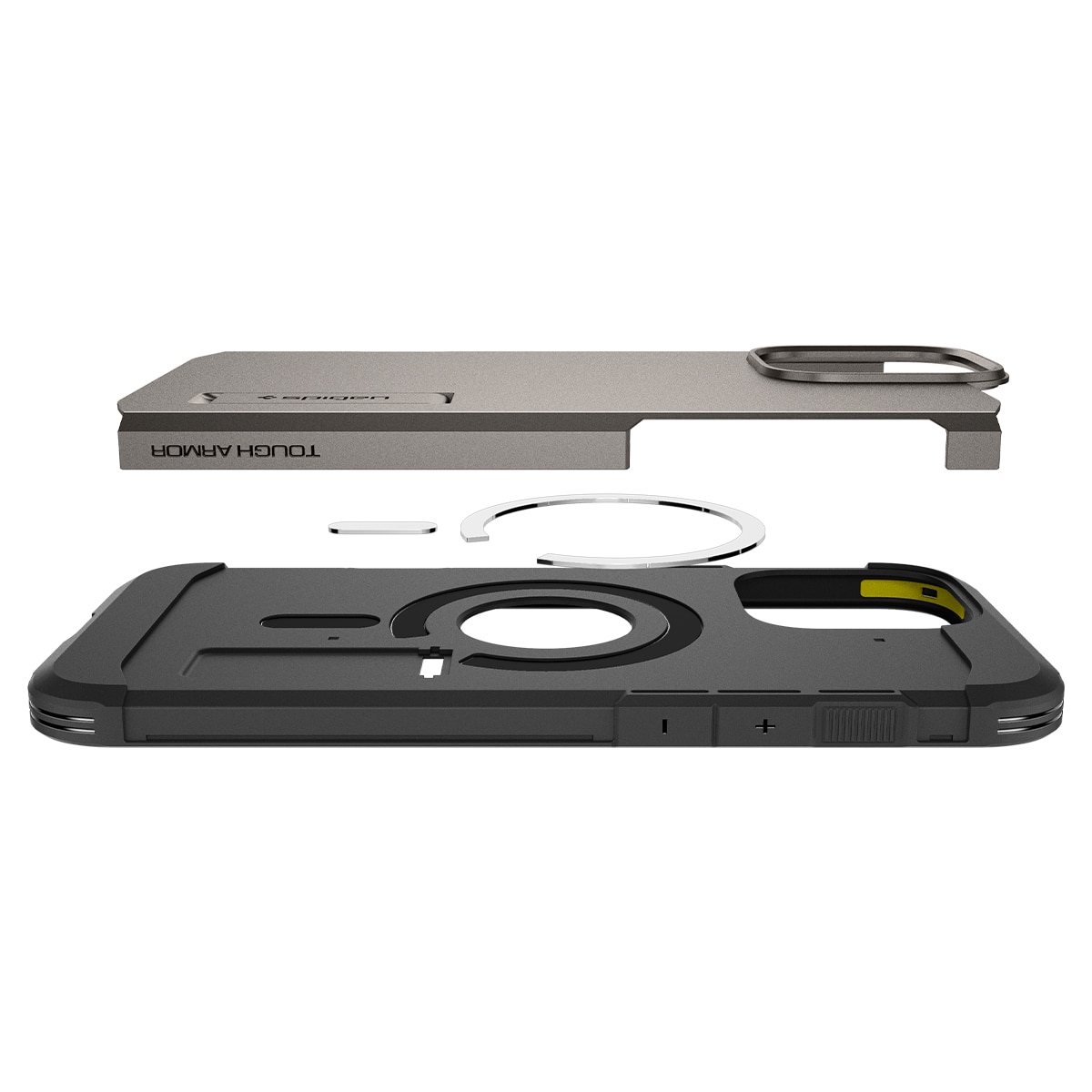 Coque Tough Armor MagSafe iPhone 16 Pro Max Gunmetal