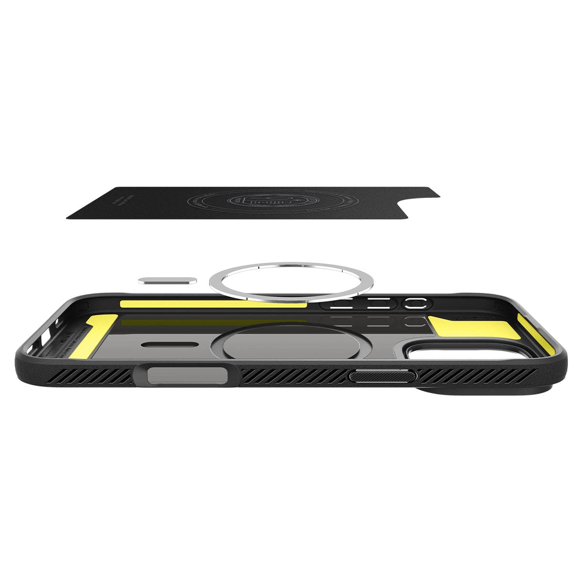 Coque Rugged Armor MagSafe iPhone 16 Pro, Black