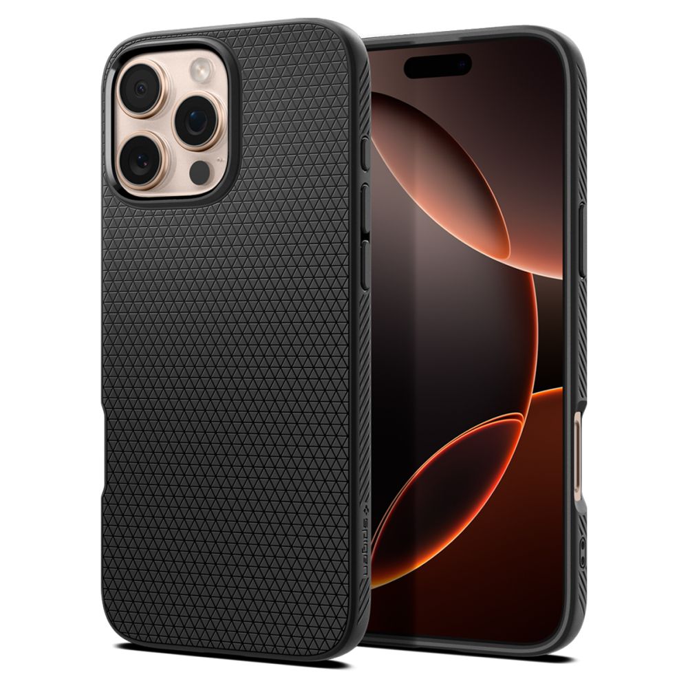 Coque Liquid Air iPhone 16 Pro, Matte Black