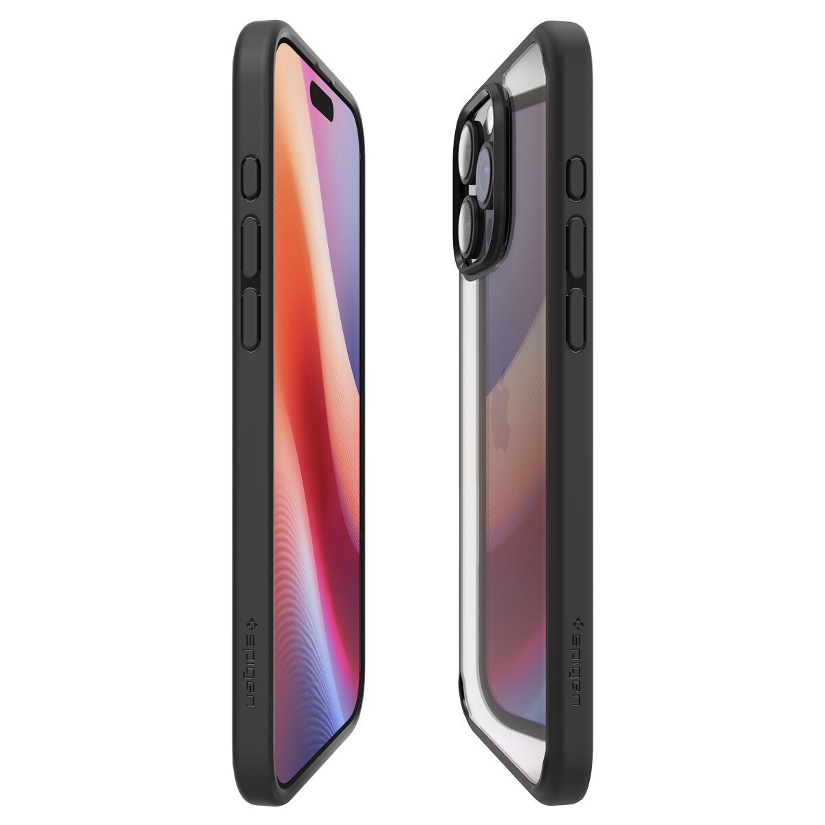 Coque Ultra Hybrid iPhone 16 Pro, Matte Black