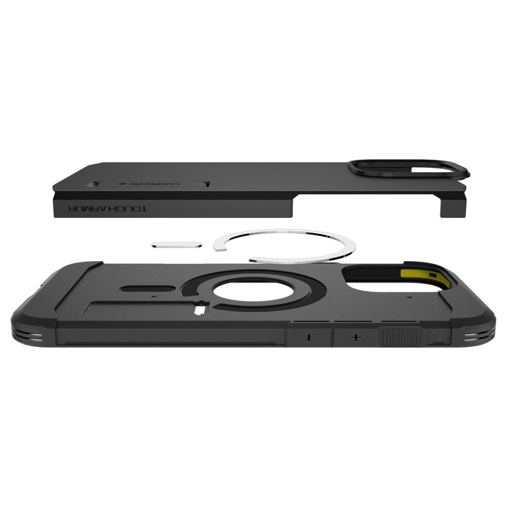 Coque Tough Armor MagSafe iPhone 16 Pro Black