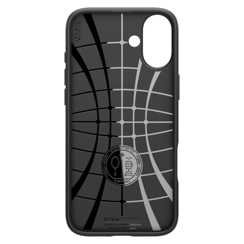 Coque Liquid Air iPhone 16 Plus, Matte Black