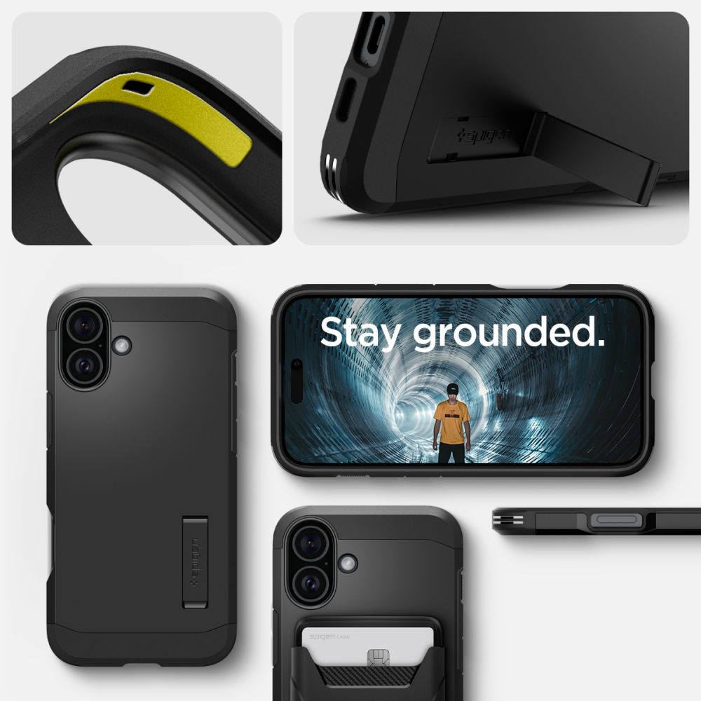 Coque Tough Armor MagSafe iPhone 16 Black