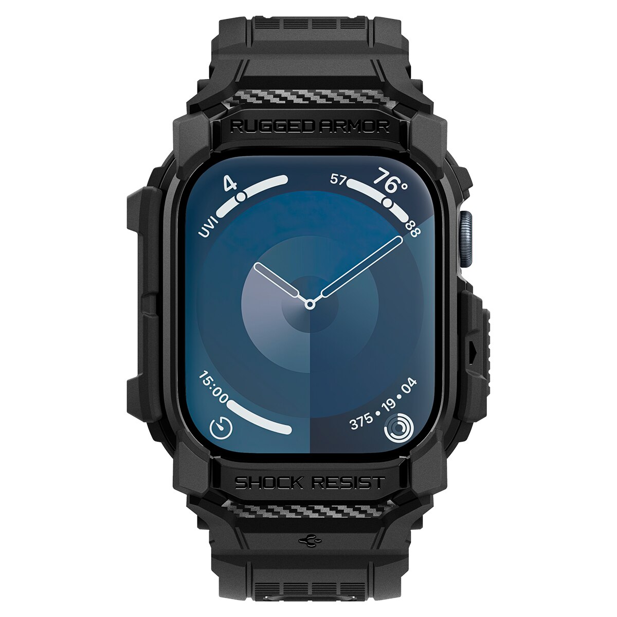 Coque Rugged Armor Pro Apple Watch Series 10 42mm, Black
