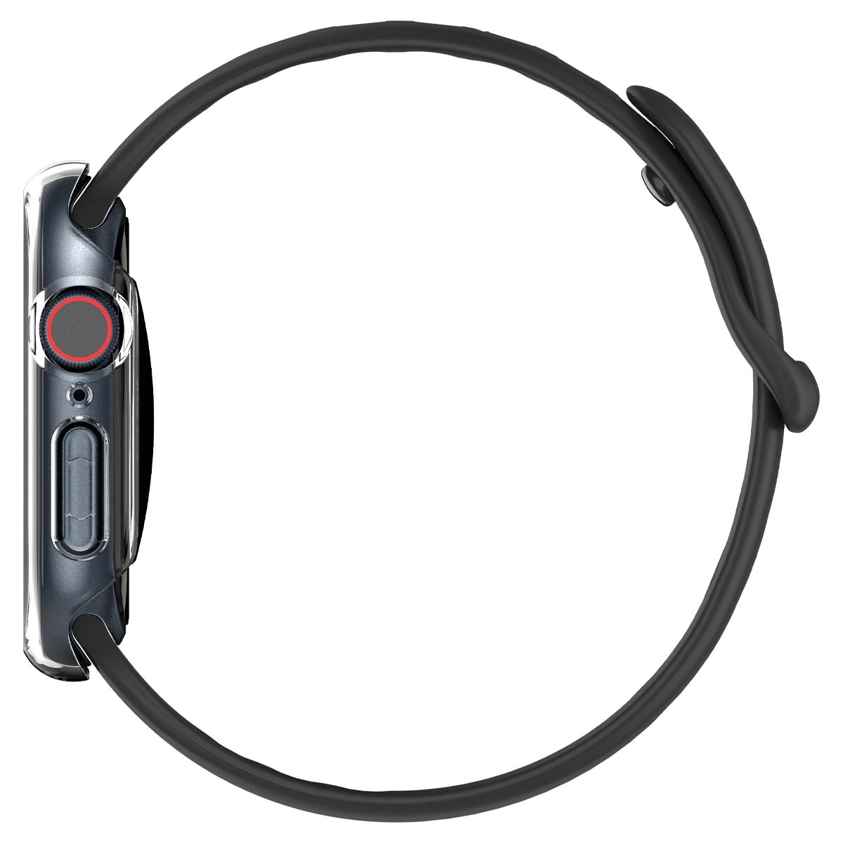 Coque Thin Fit Apple Watch Series 10 46mm, Crystal Clear
