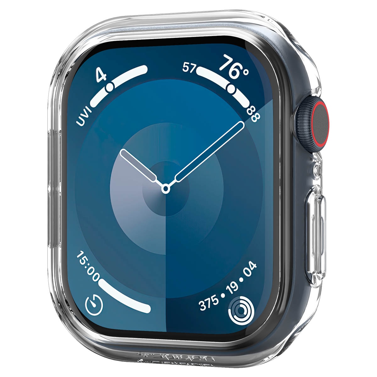 Coque Thin Fit Apple Watch Series 10 46mm, Crystal Clear