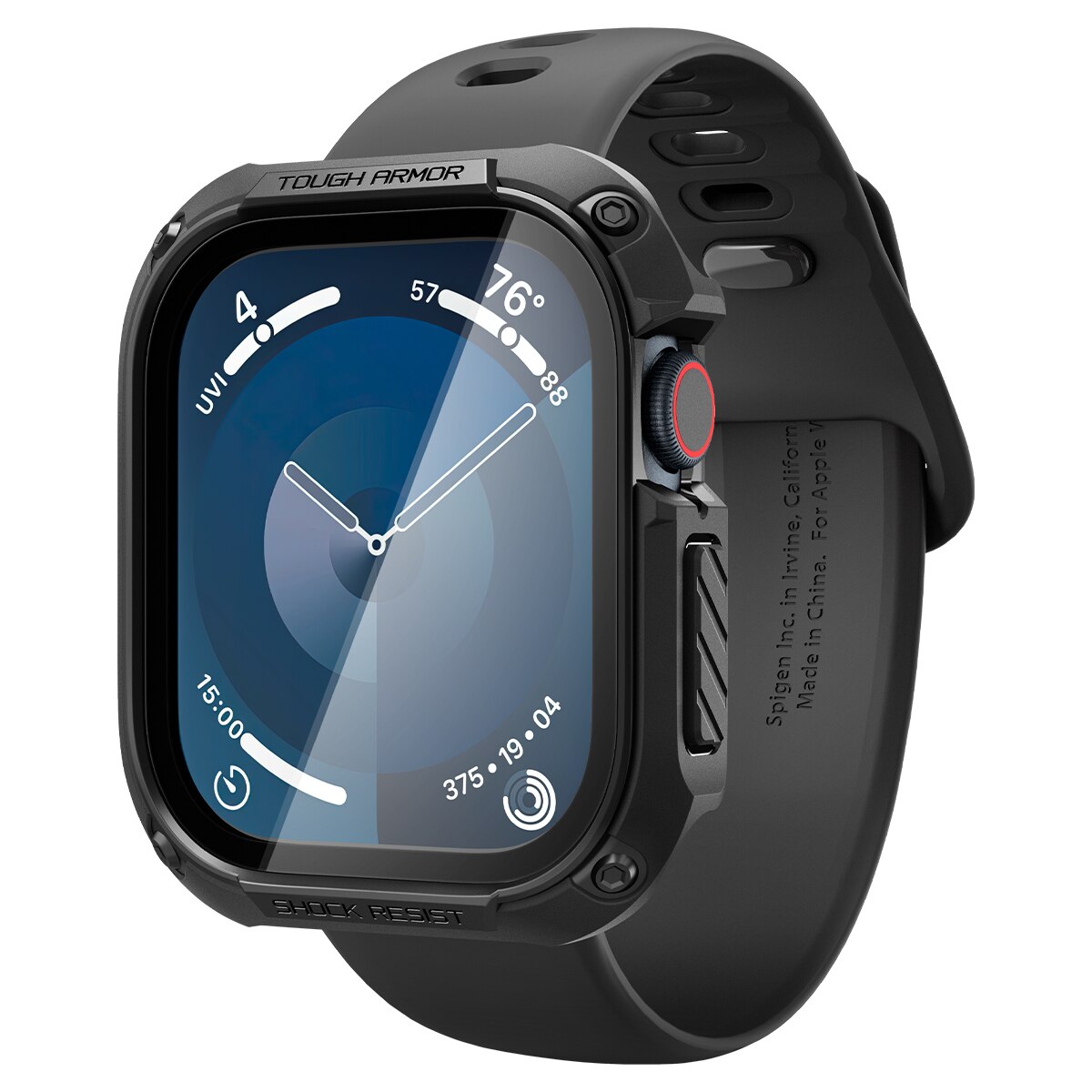 Coque Tough Armor Apple Watch Series 10 46mm, Black