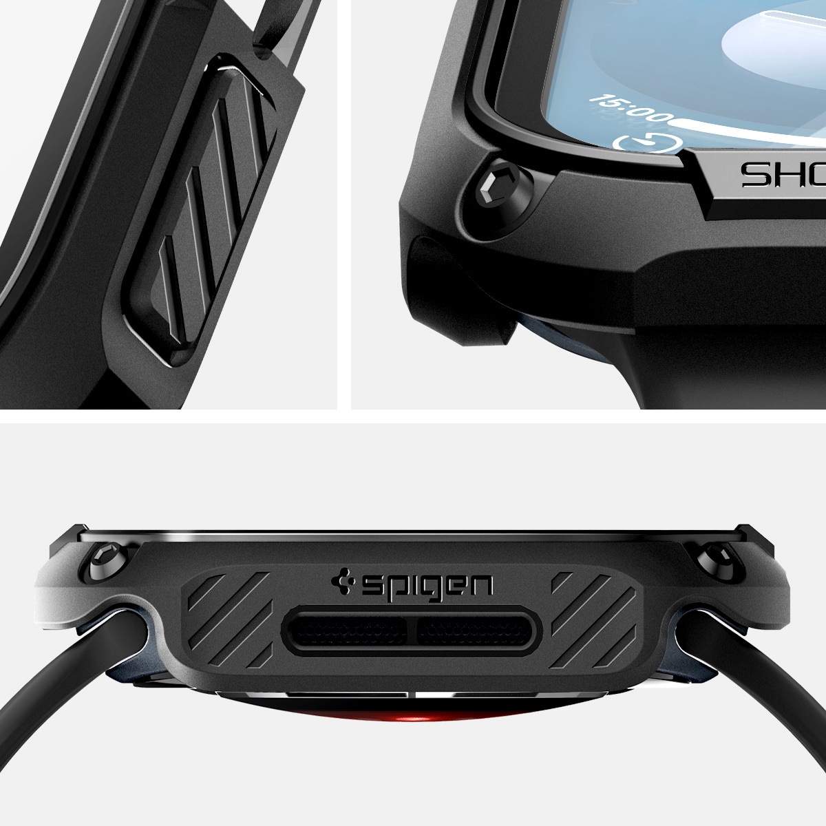 Coque Tough Armor Apple Watch Series 10 46mm, Black