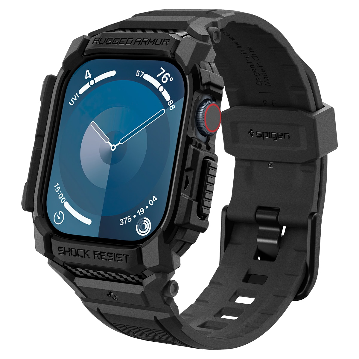 Coque Rugged Armor Pro Apple Watch Series 10 46mm, Black
