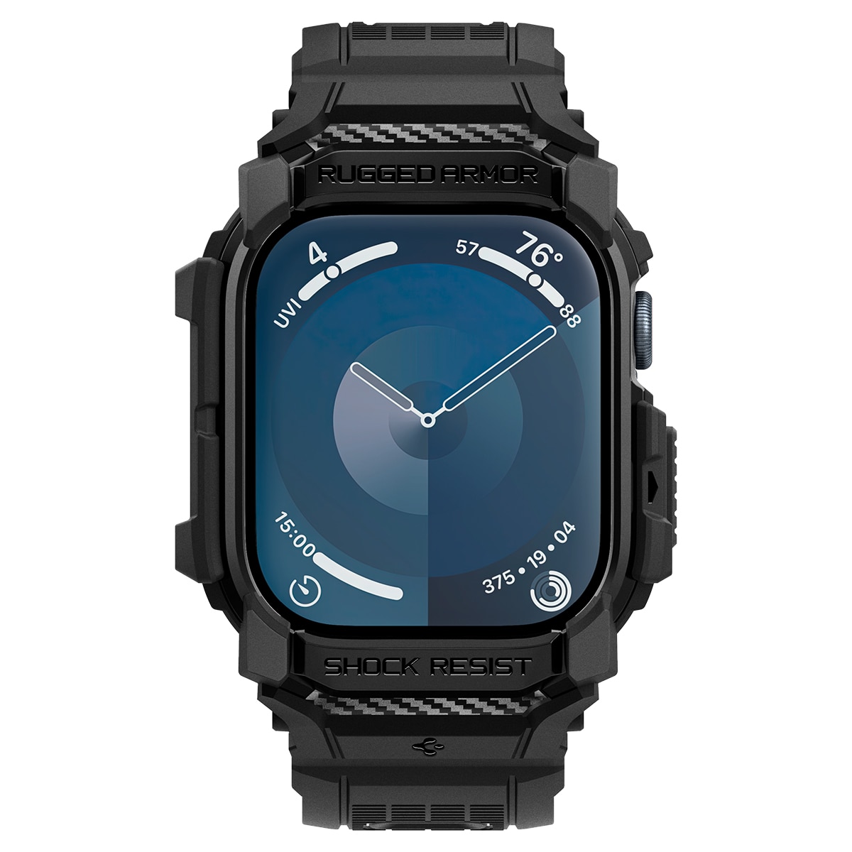 Coque Rugged Armor Pro Apple Watch Series 10 46mm, Black