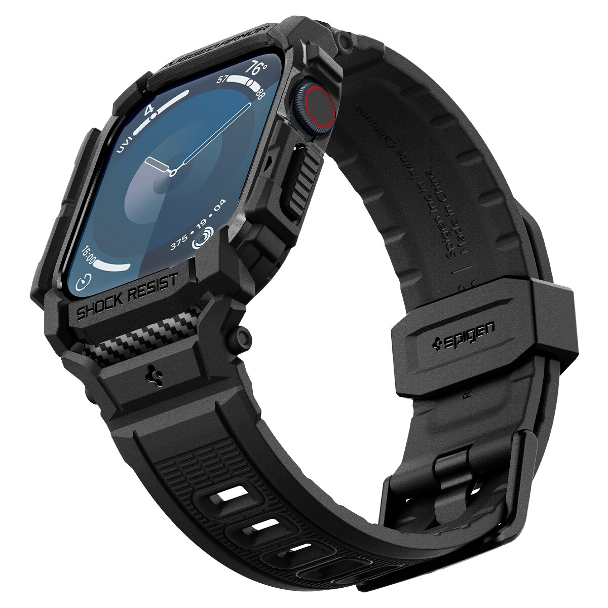 Coque Rugged Armor Pro Apple Watch Series 10 46mm, Black