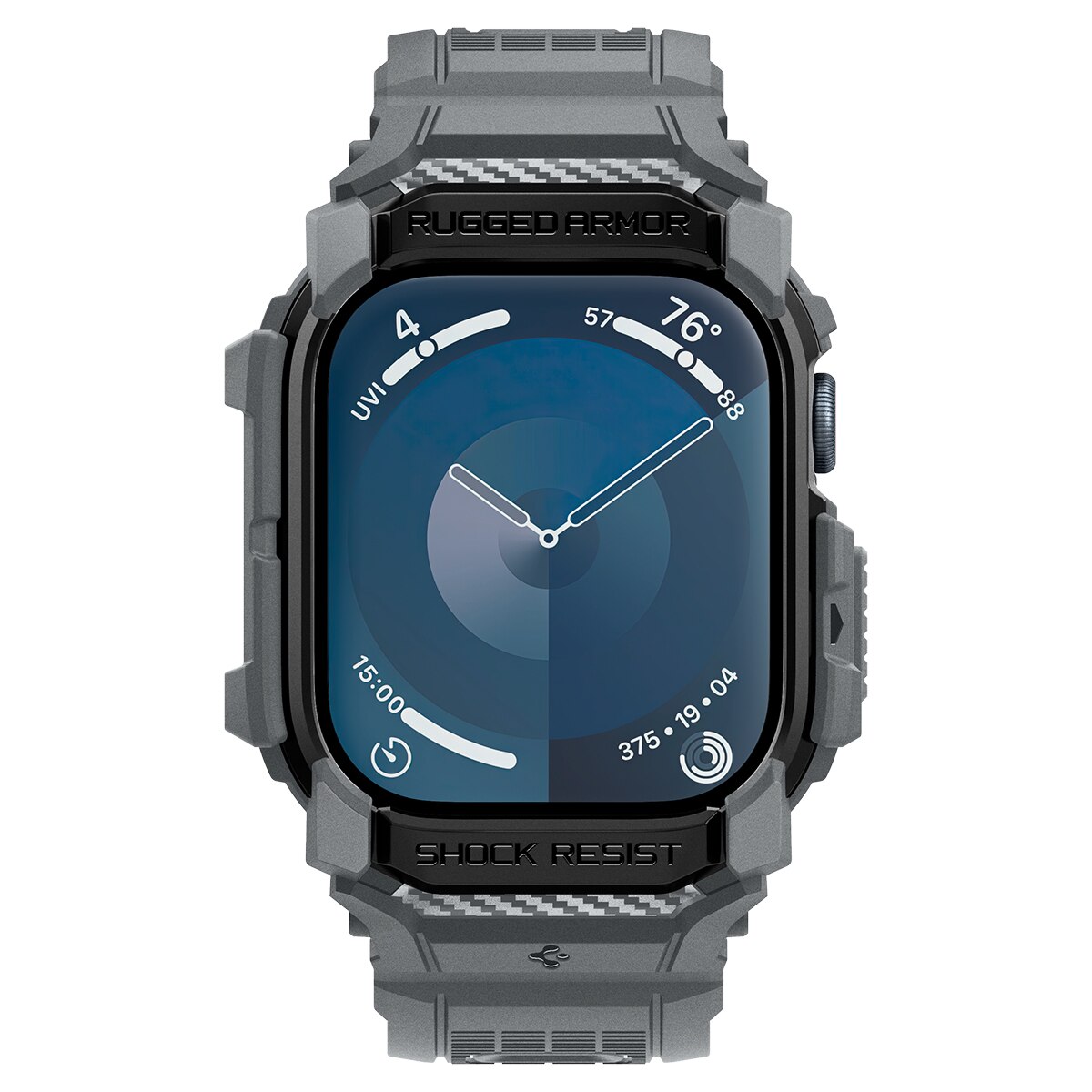 Coque Rugged Armor Pro Apple Watch Series 10 46mm, Dark Gray