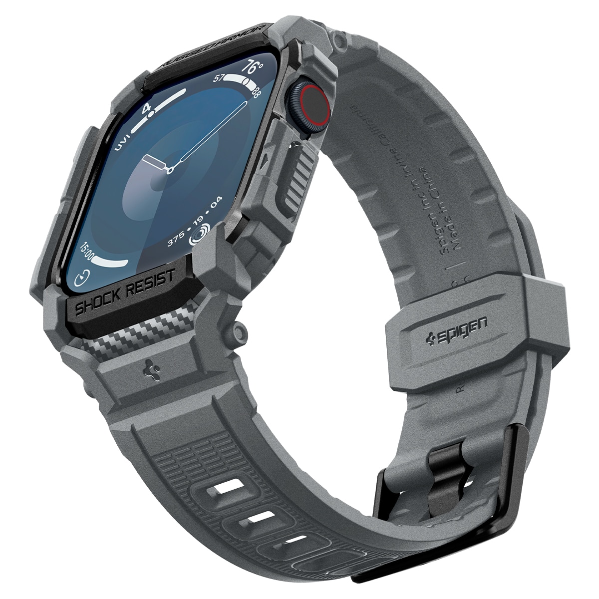 Coque Rugged Armor Pro Apple Watch Series 10 46mm, Dark Gray