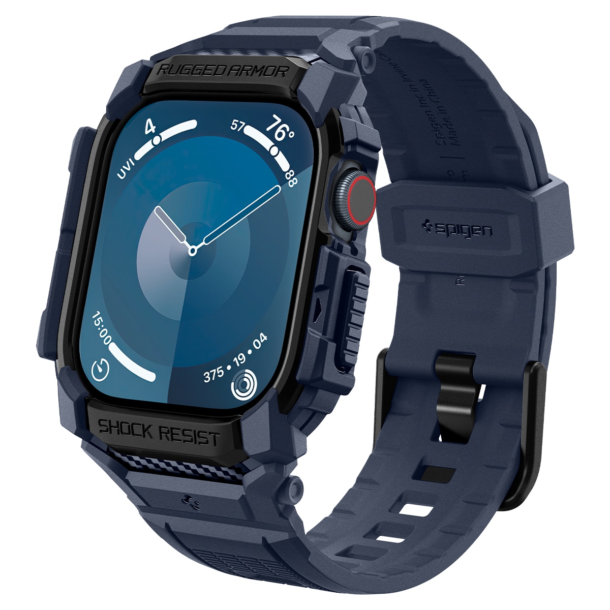 Coque Rugged Armor Pro Apple Watch Series 10 46mm, Navy Blue