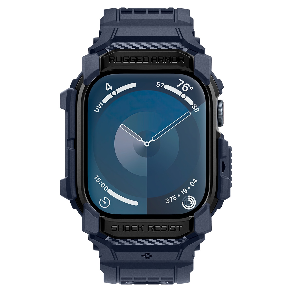 Coque Rugged Armor Pro Apple Watch Series 10 46mm, Navy Blue