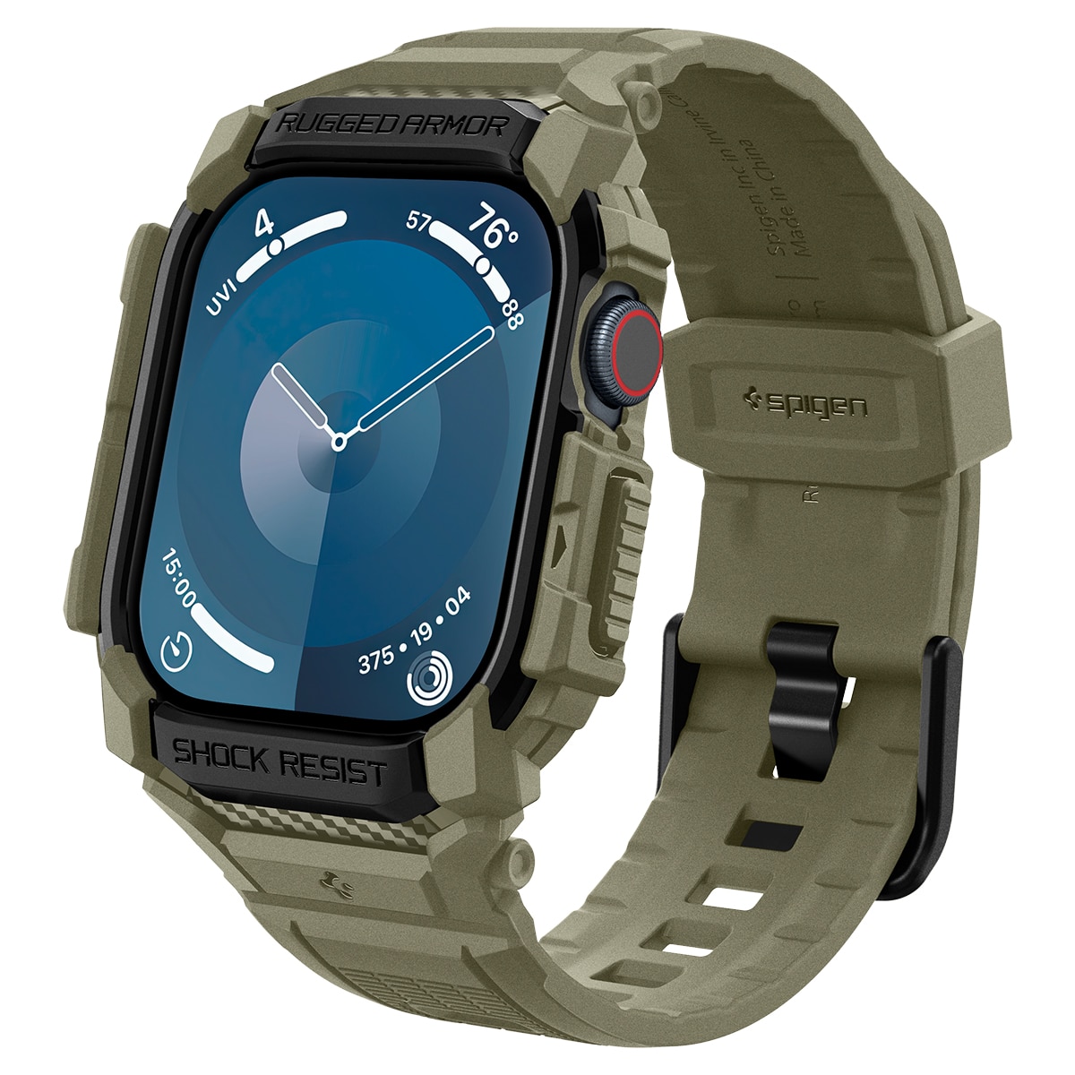 Coque Rugged Armor Pro Apple Watch Series 10 46mm, Vintage Khaki