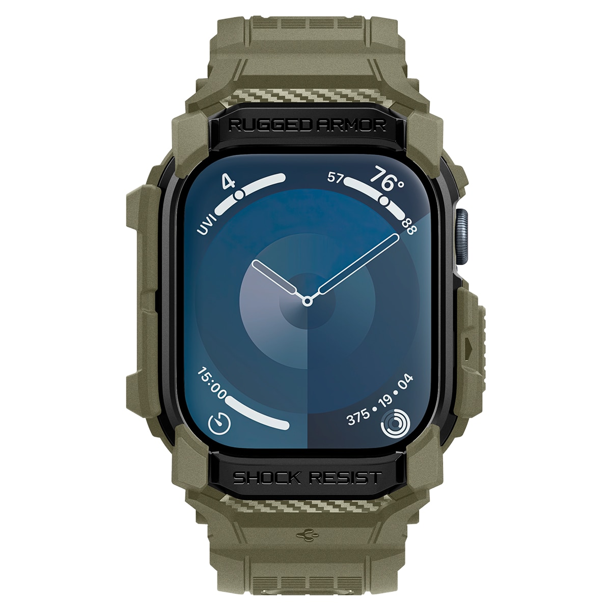 Coque Rugged Armor Pro Apple Watch Series 10 46mm, Vintage Khaki