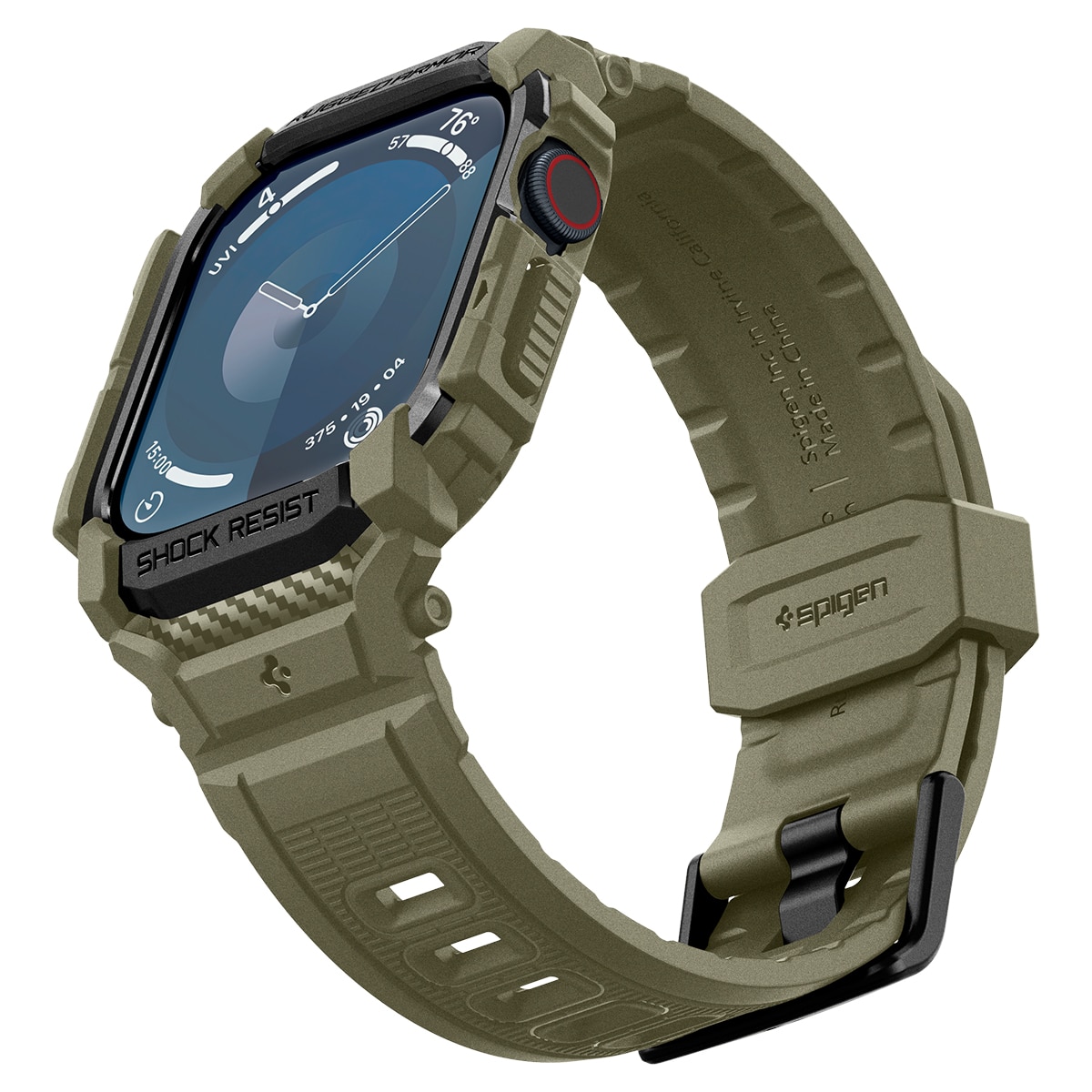 Coque Rugged Armor Pro Apple Watch Series 10 46mm, Vintage Khaki