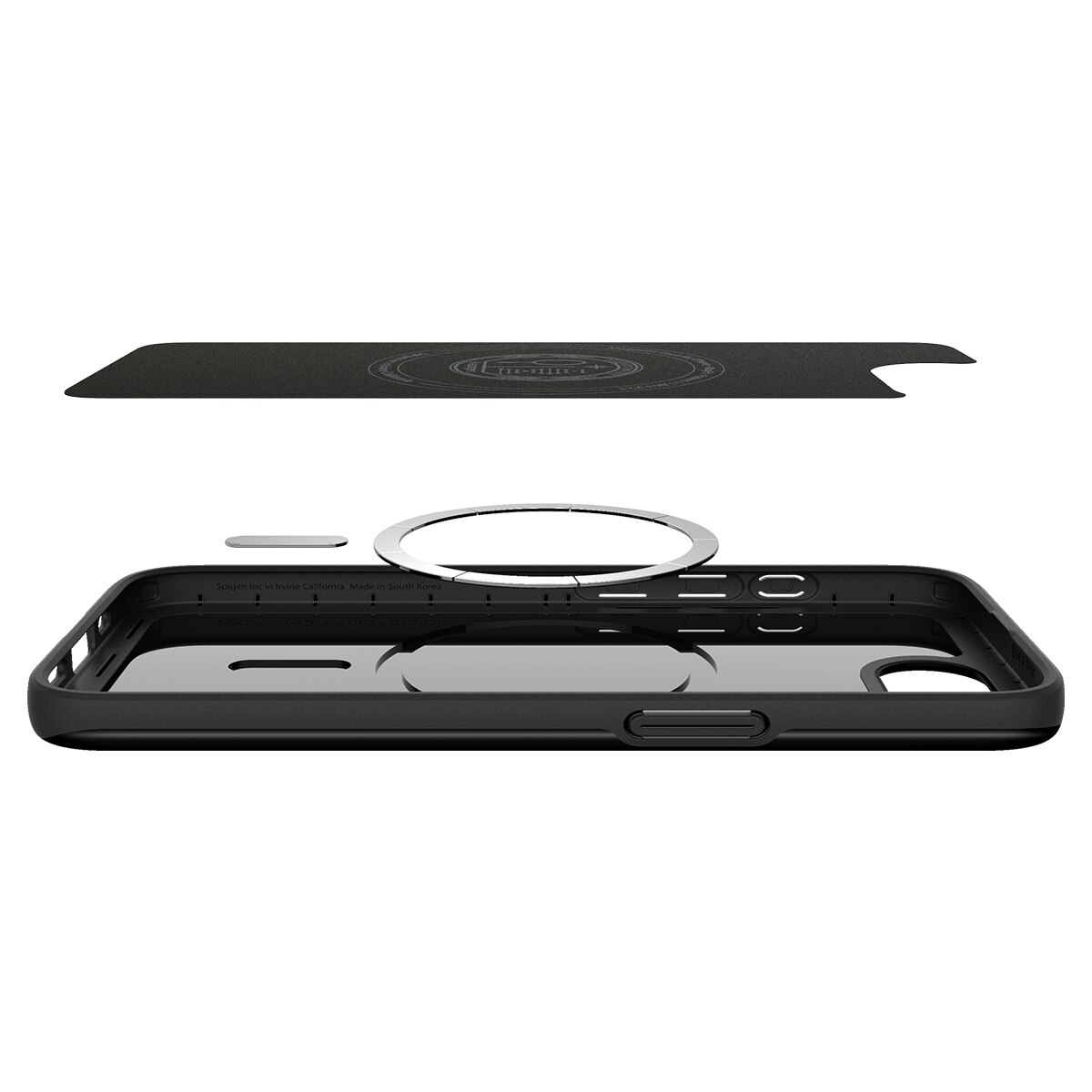 Coque Thin Fit MagSafe iPhone 16e, Black