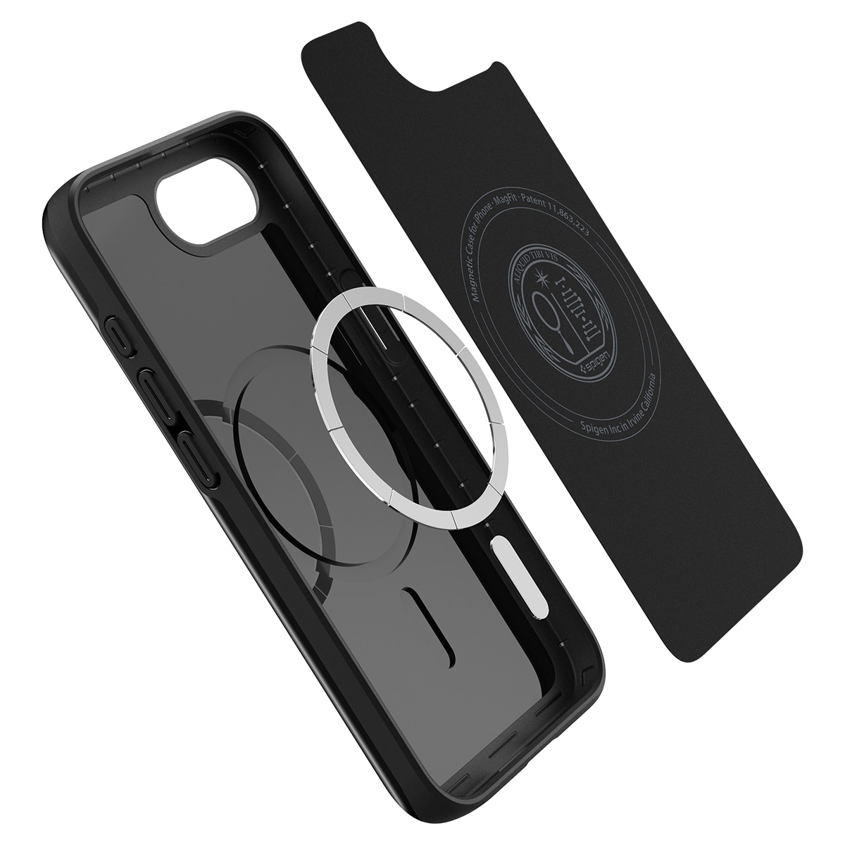 Coque Thin Fit MagSafe iPhone 16e, Black
