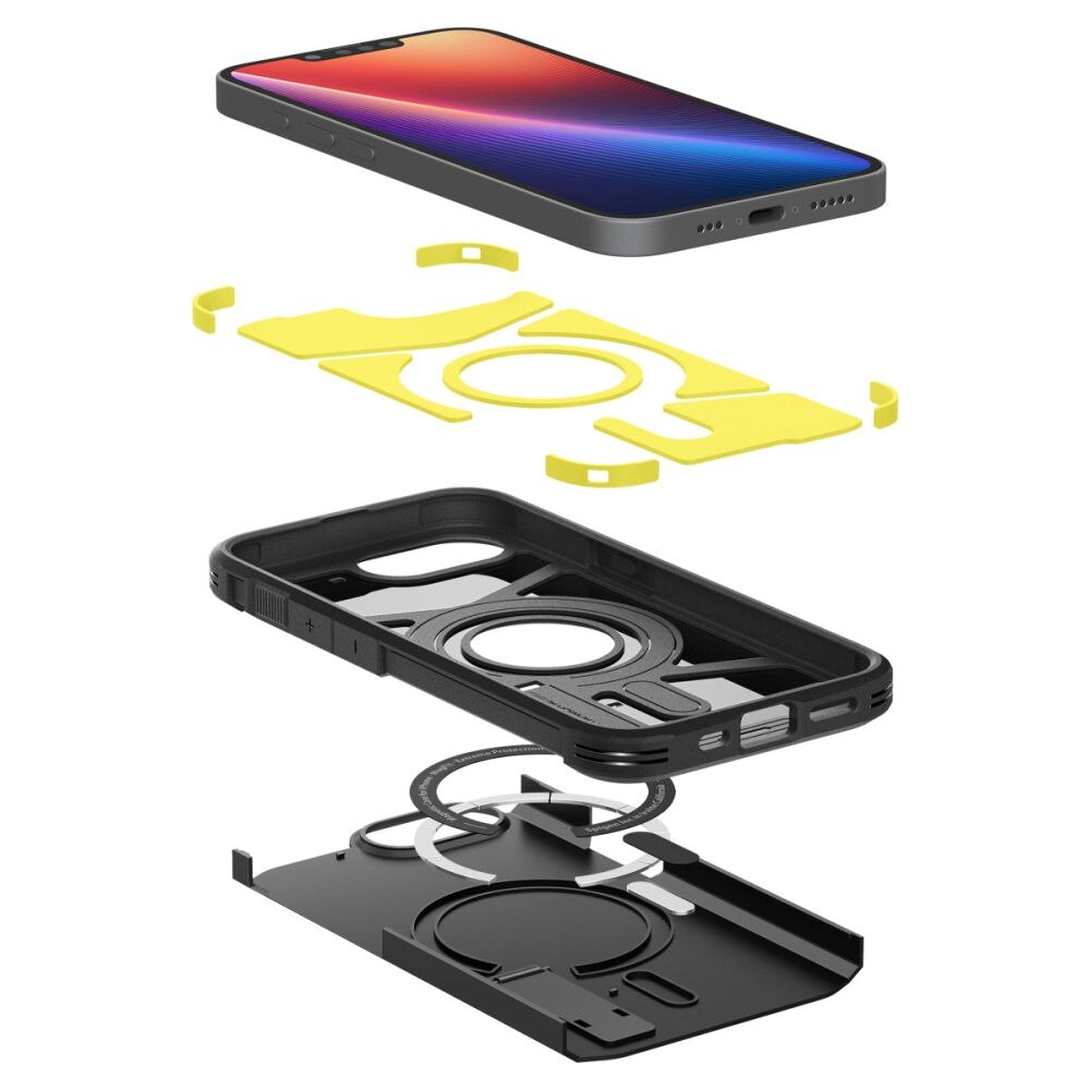 Coque Tough Armor MagSafe iPhone 16e Black