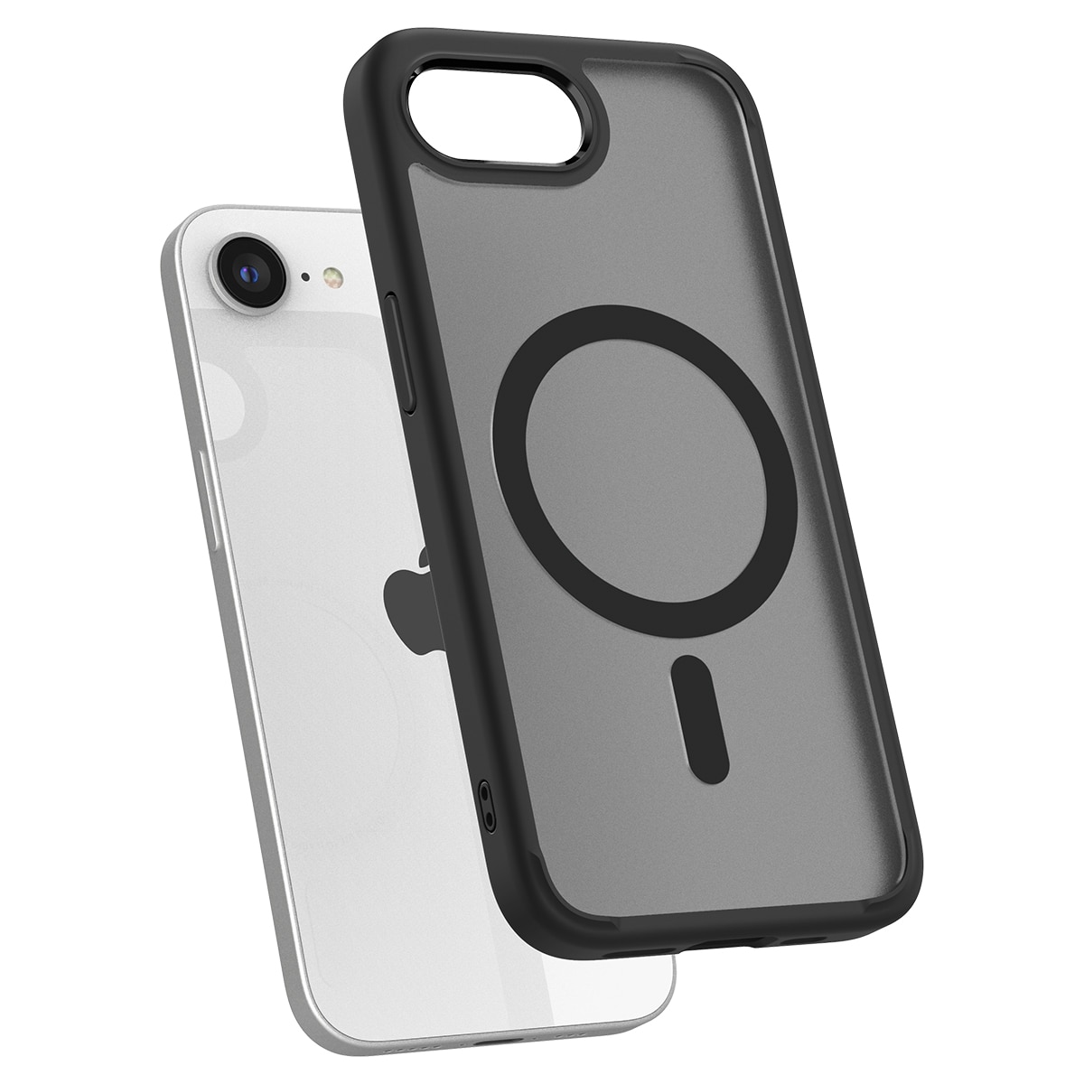 Coque Ultra Hybrid MagSafe iPhone 16e, Frost Black