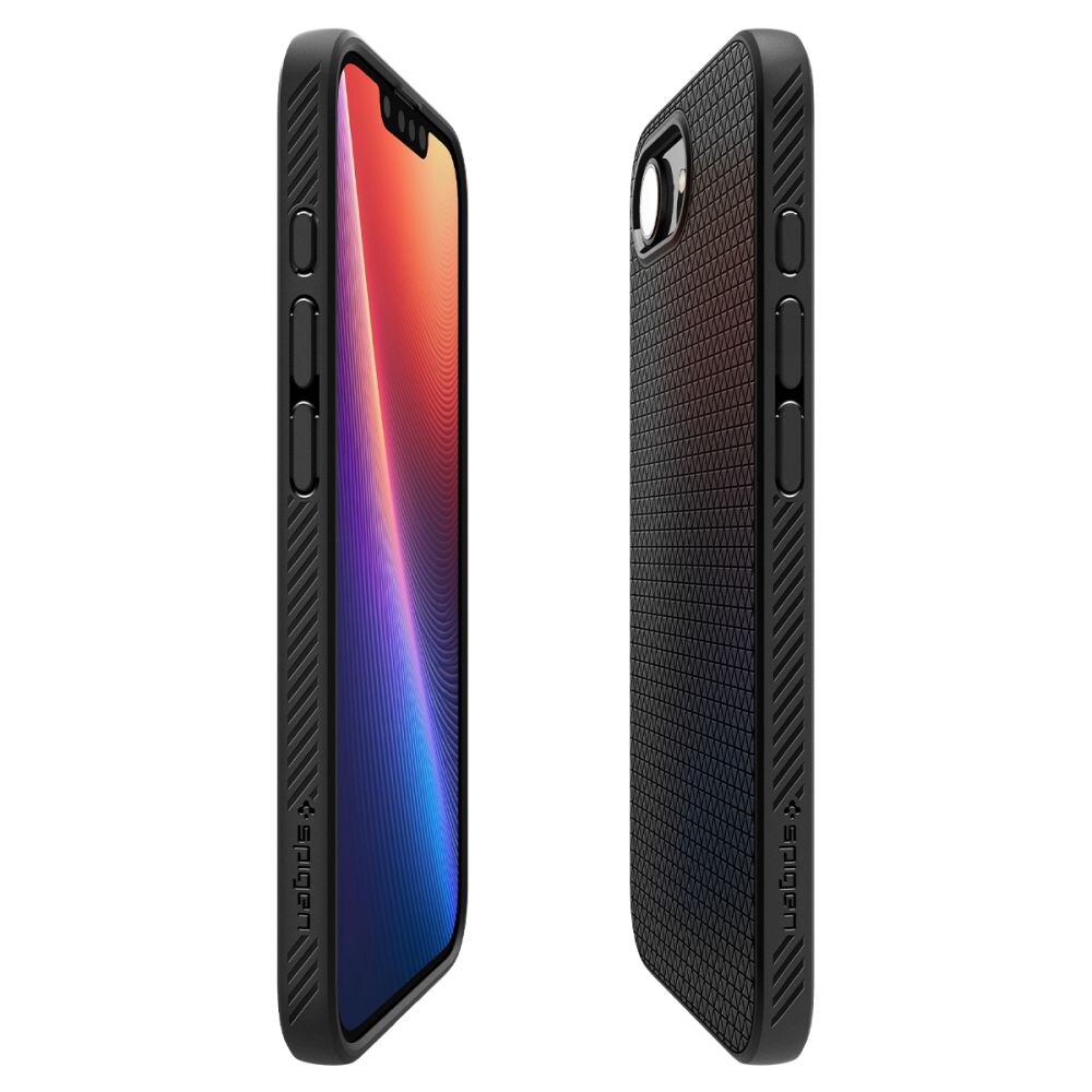 Coque Liquid Air MagSafe iPhone 16e, Matte Black