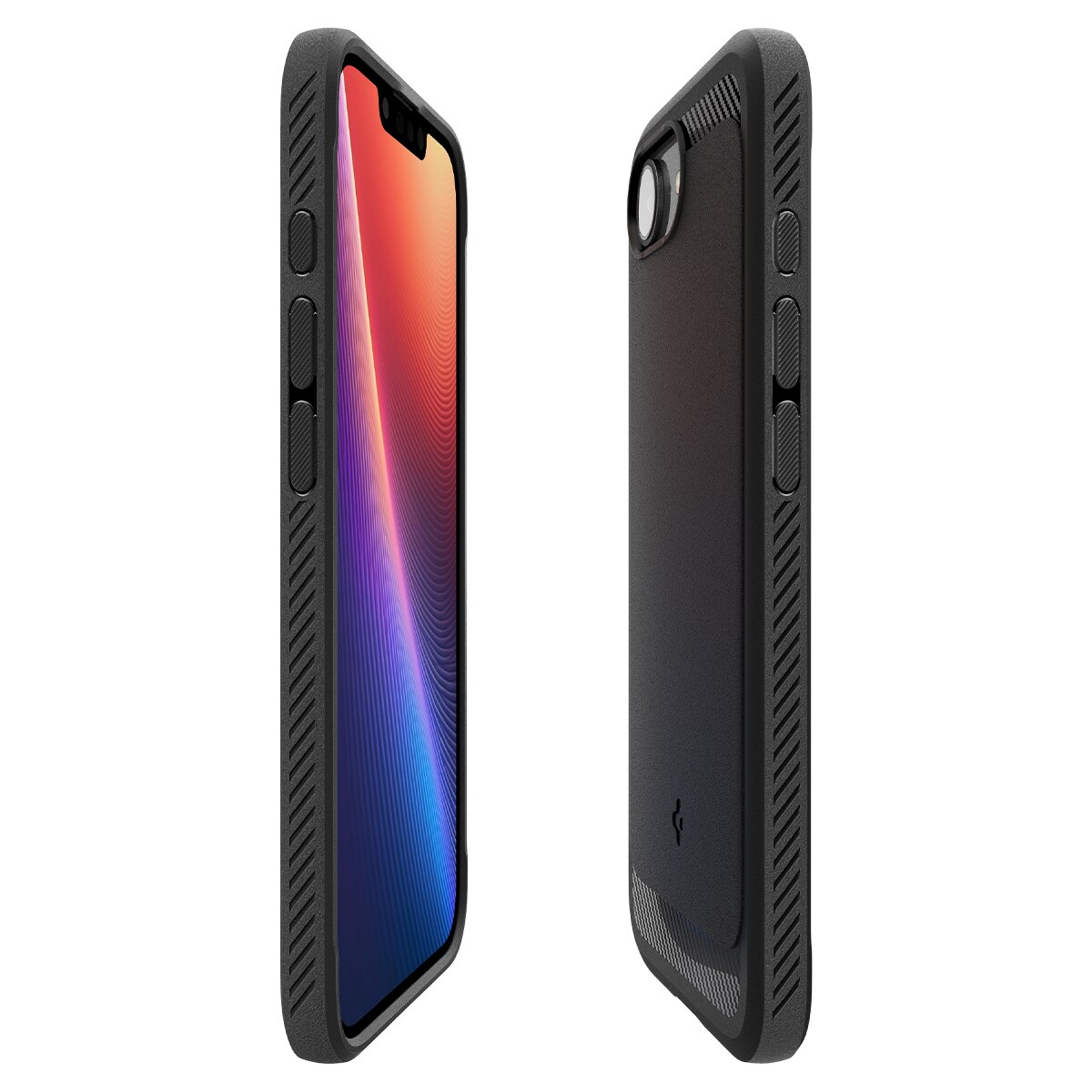 Coque Rugged Armor MagSafe iPhone 16e, Black