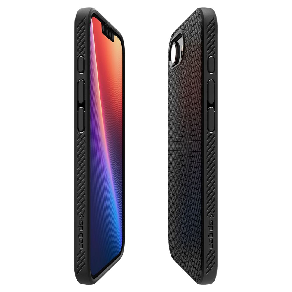 Coque Liquid Air iPhone 16e, Matte Black