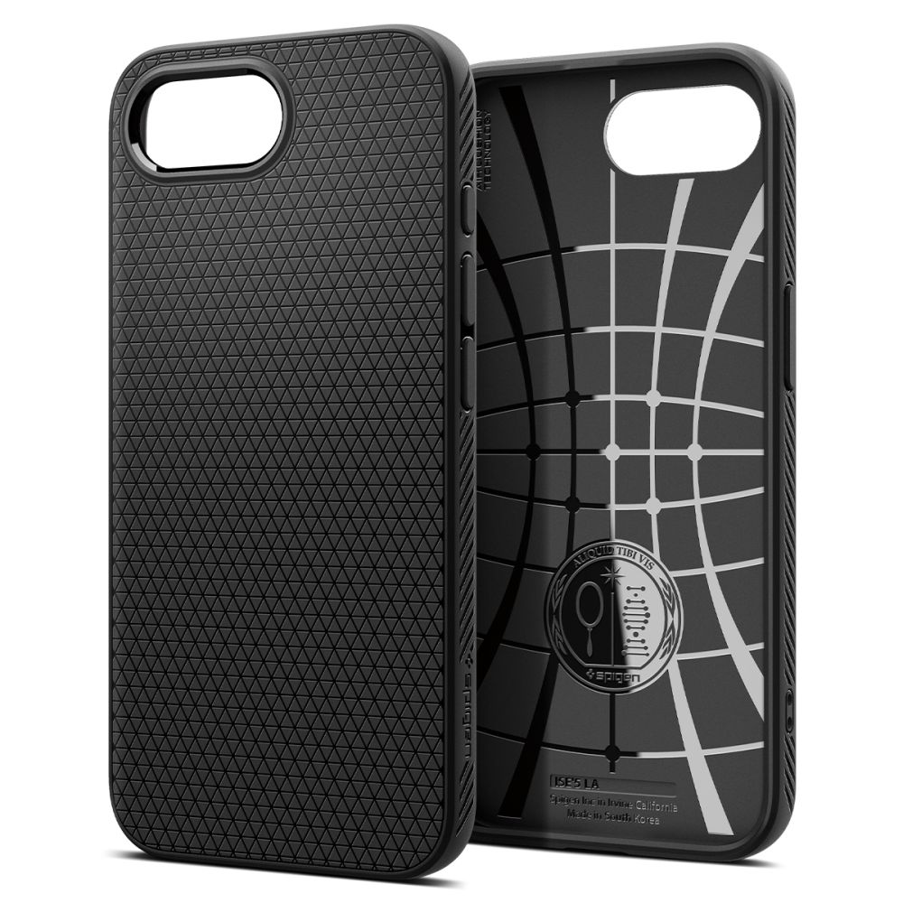 Coque Liquid Air iPhone 16e, Matte Black