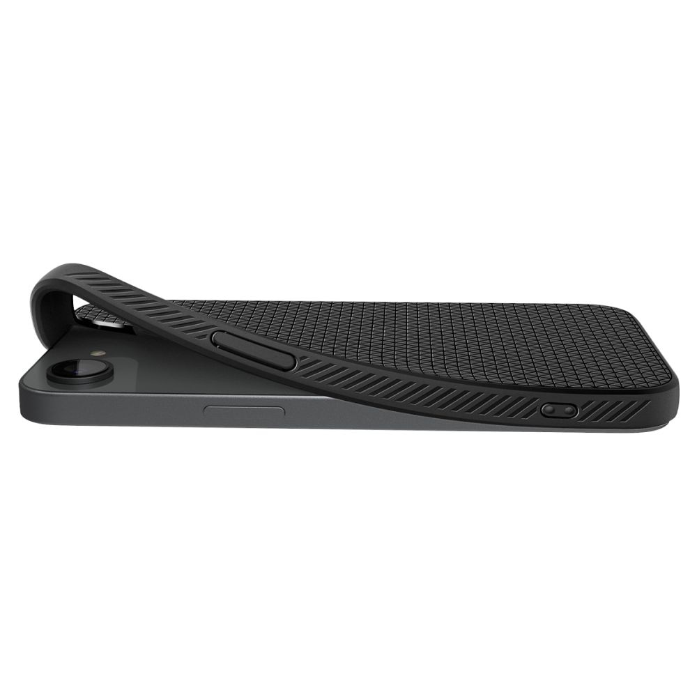 Coque Liquid Air iPhone 16e, Matte Black