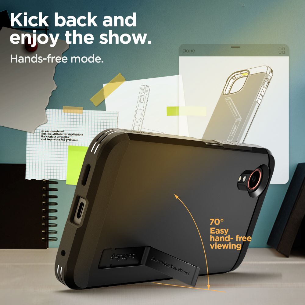 Coque Tough Armor Samsung Galaxy Xcover 7 Pro, Black