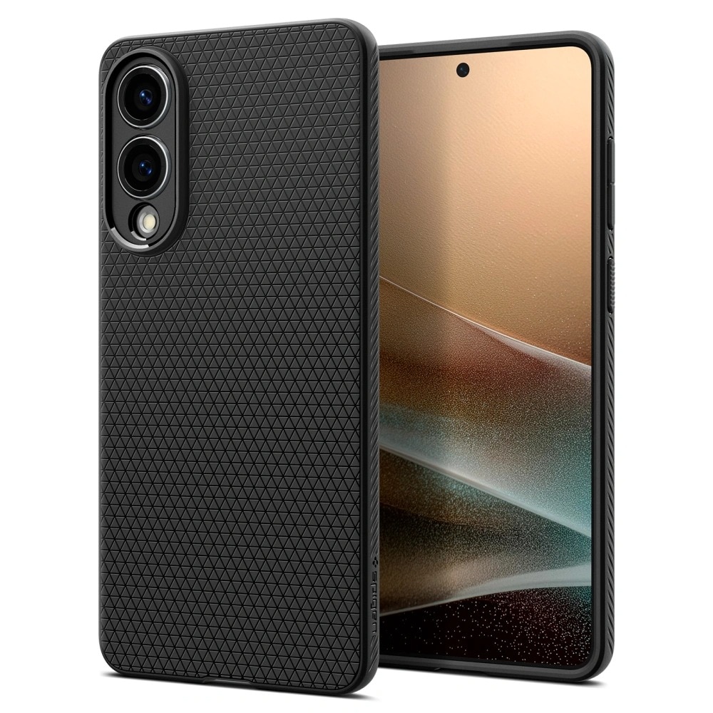 Coque Liquid Air Samsung Galaxy S25 Edge, Matte Black