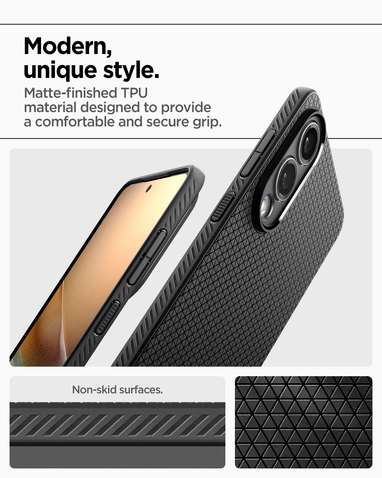 Coque Liquid Air Samsung Galaxy S25 Edge, Matte Black