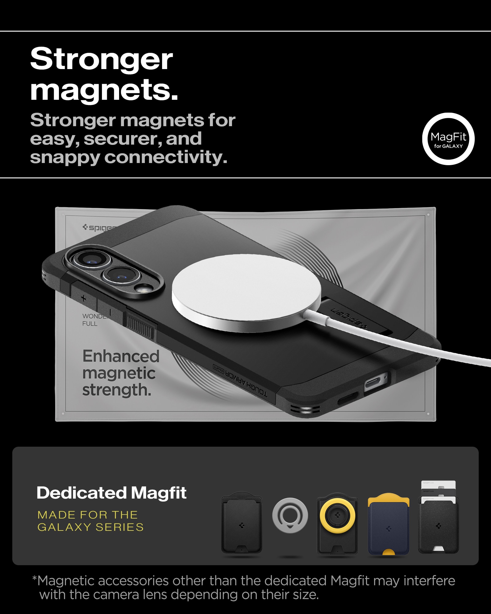 Coque Tough Armor MagSafe Samsung Galaxy S25 Edge Black