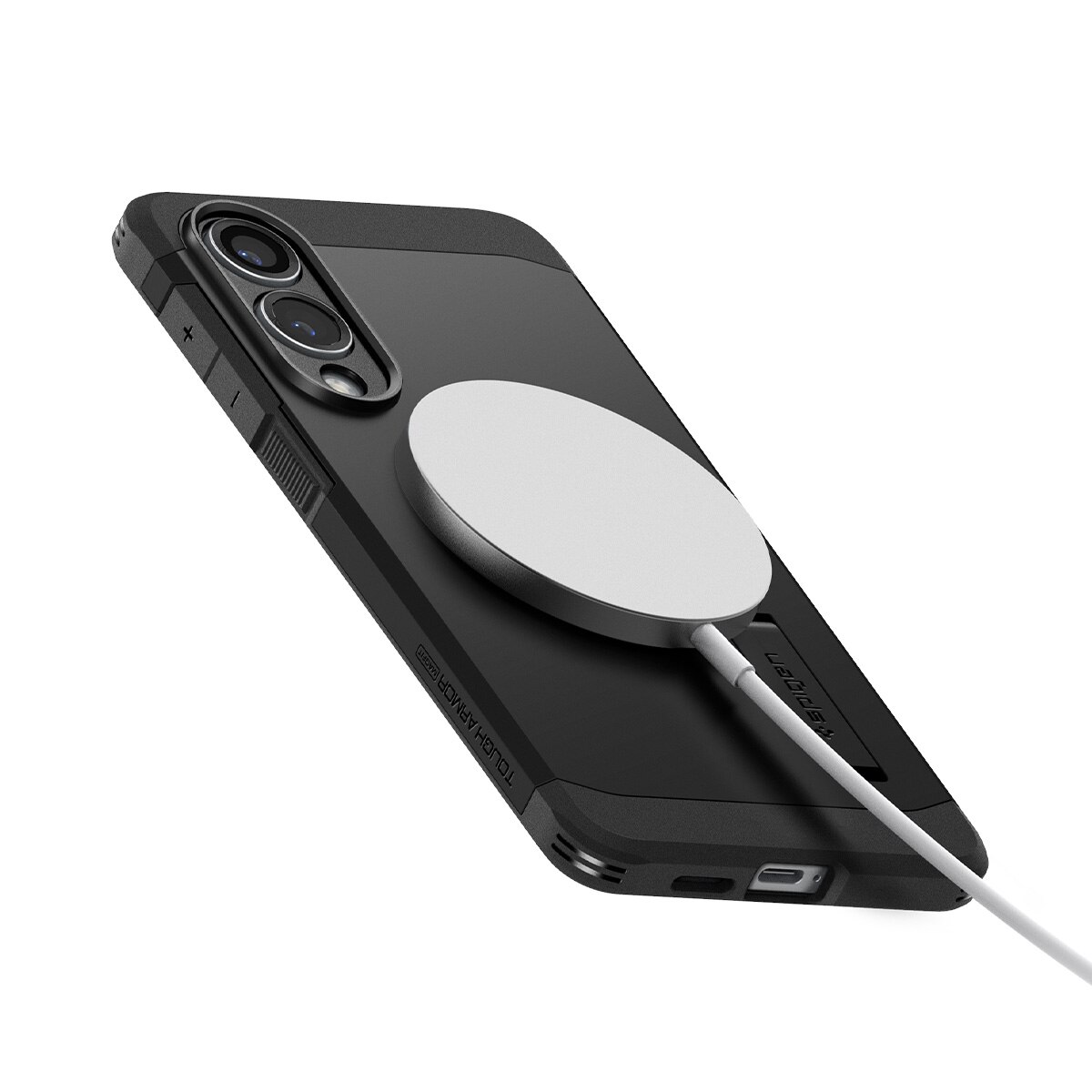 Coque Tough Armor MagSafe Samsung Galaxy S25 Edge Black
