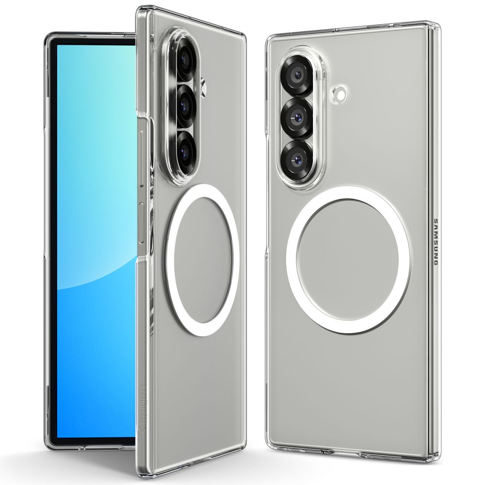 Coque AirSkin MagSafe Samsung Galaxy Z Fold 7 Clear White