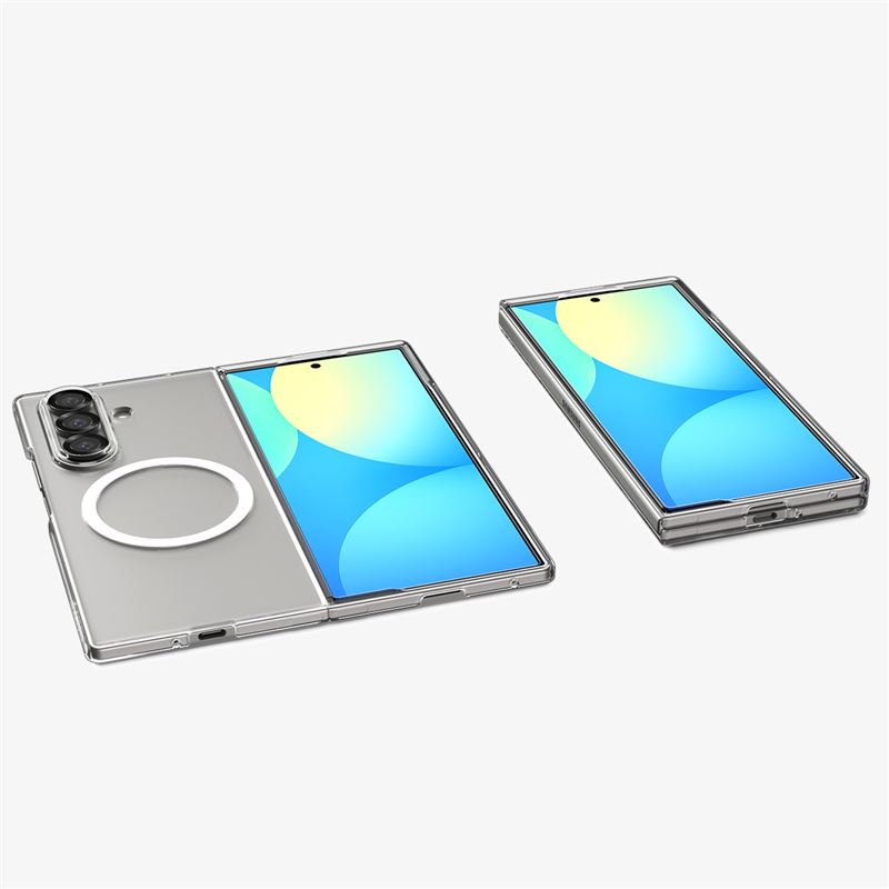 Coque AirSkin MagSafe Samsung Galaxy Z Fold 7 Clear White