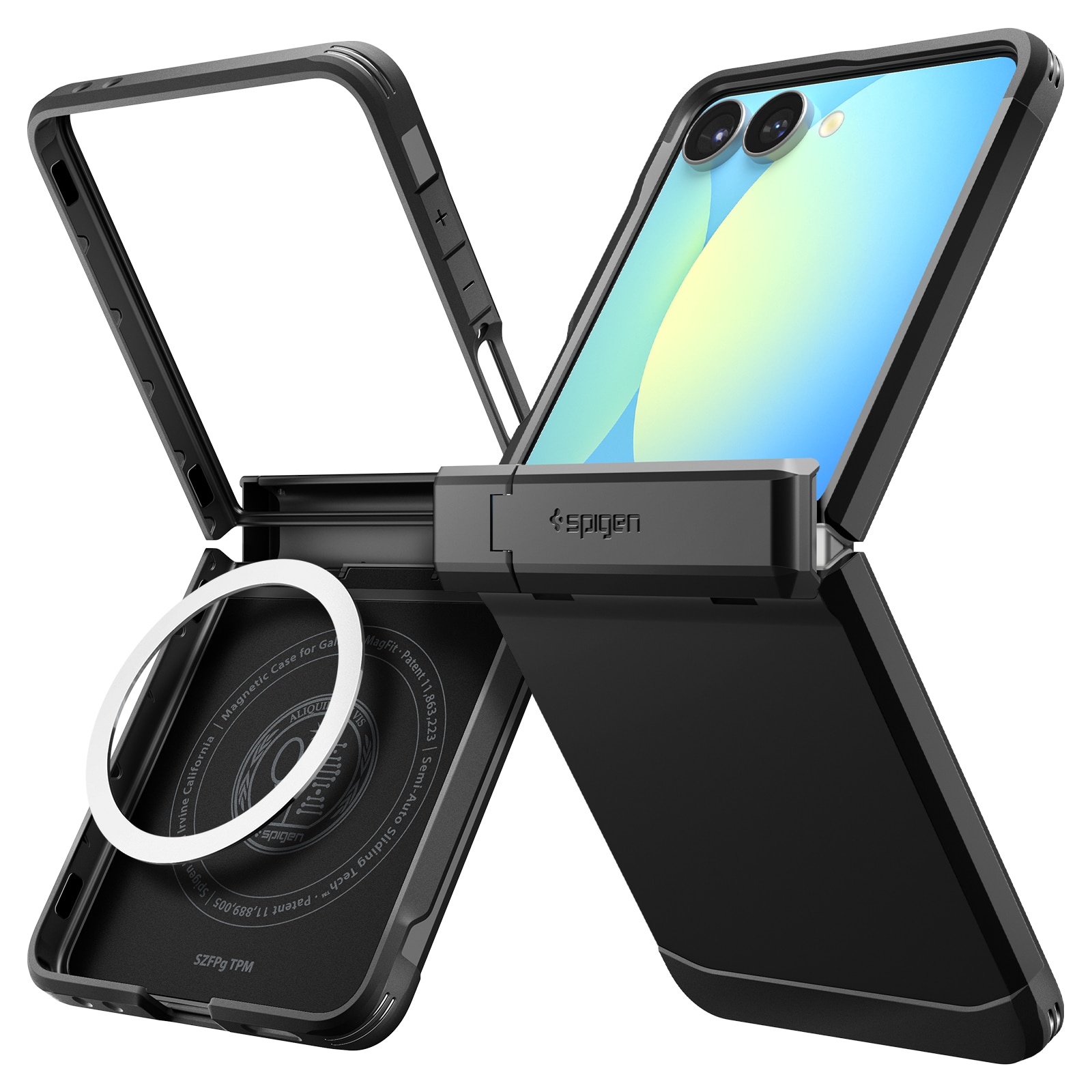 Coque Tough Armor Pro MagSafe Samsung Galaxy Z Flip 7, Black