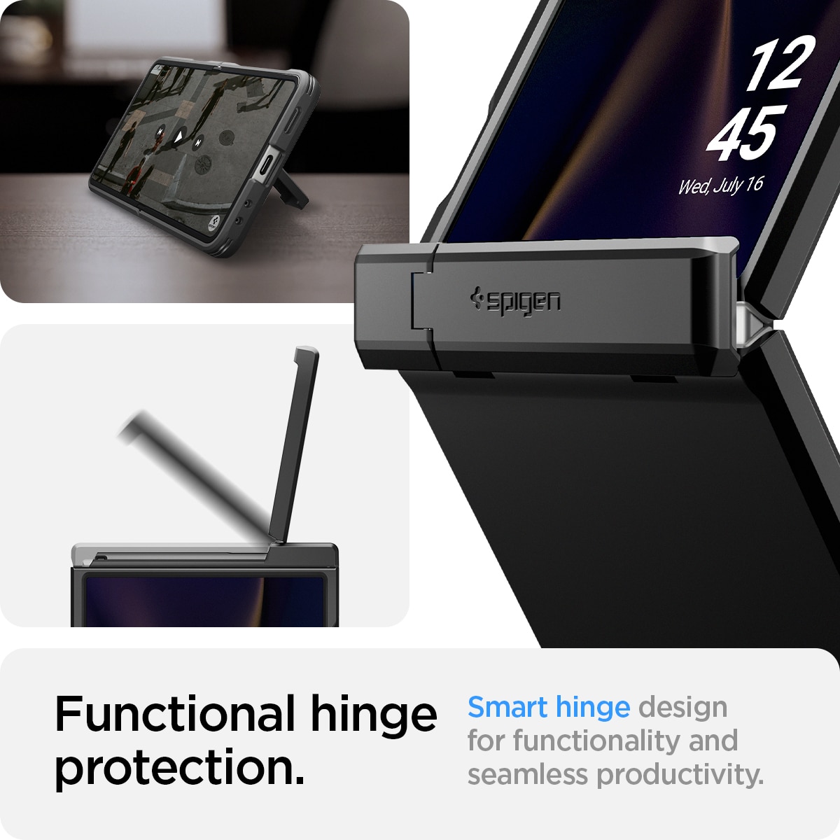 Coque Tough Armor Pro MagSafe Samsung Galaxy Z Flip 7, Black