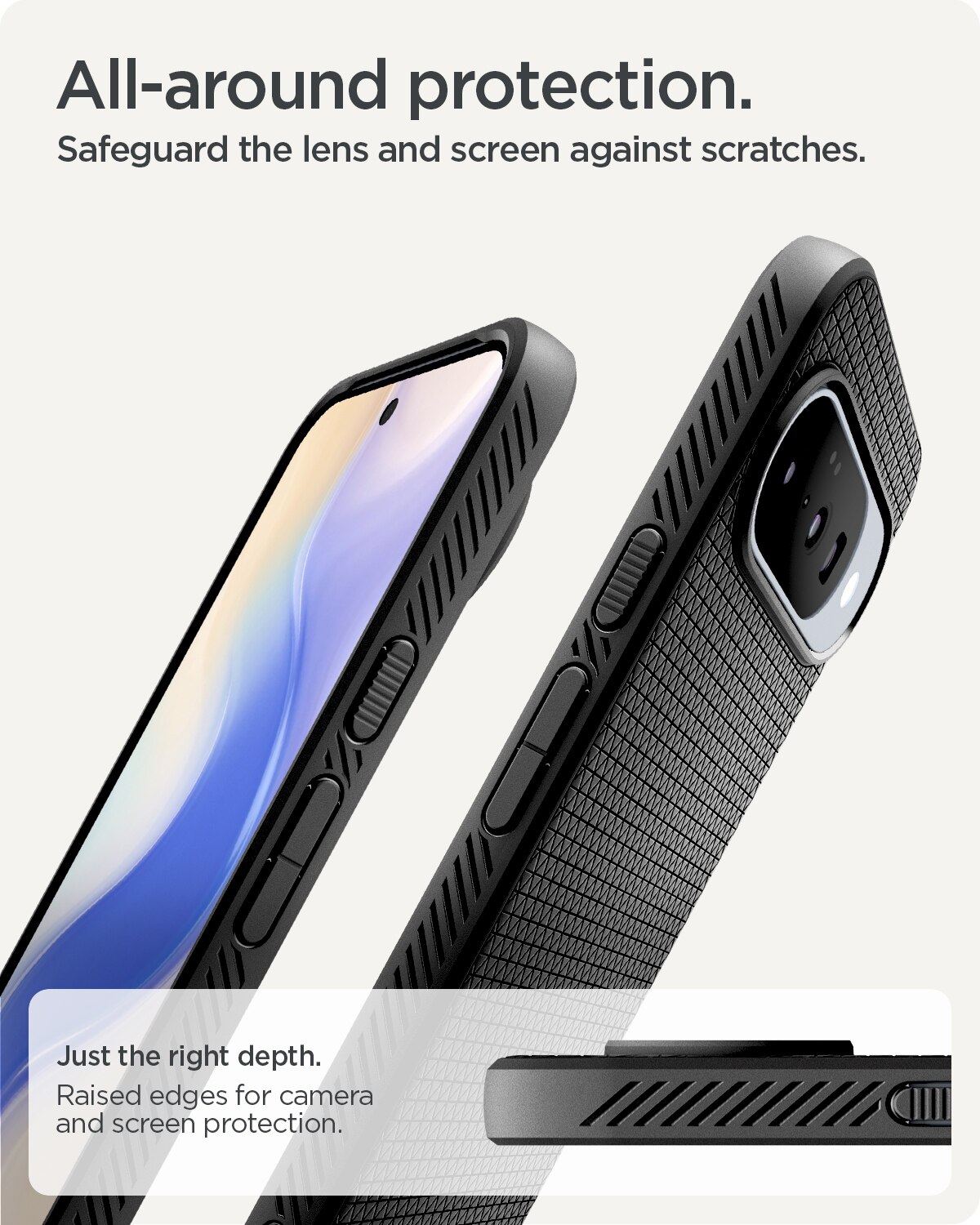 Coque Liquid Air MagSafe Google Pixel 10 Pro, Matte Black