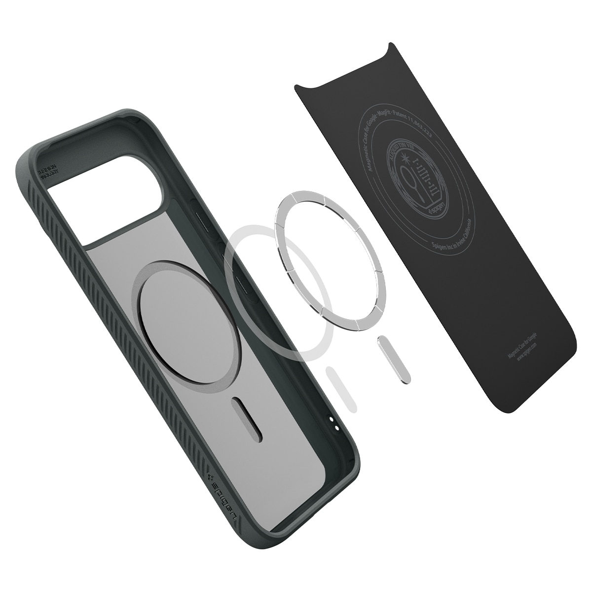 Coque Liquid Air MagSafe Google Pixel 10, Abyss Green
