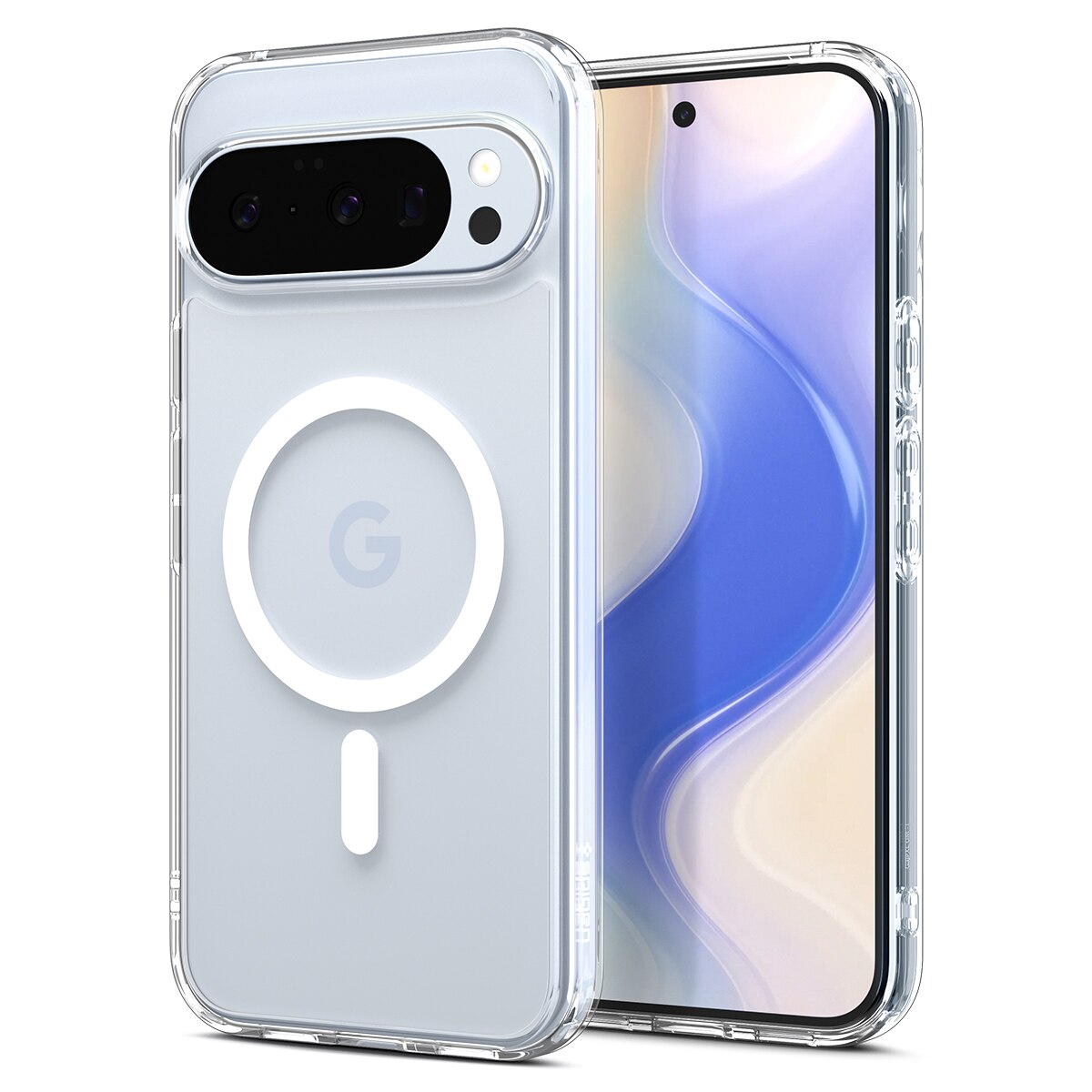 Coque Ultra Hybrid MagSafe Google Pixel 10 Pro, Clear White