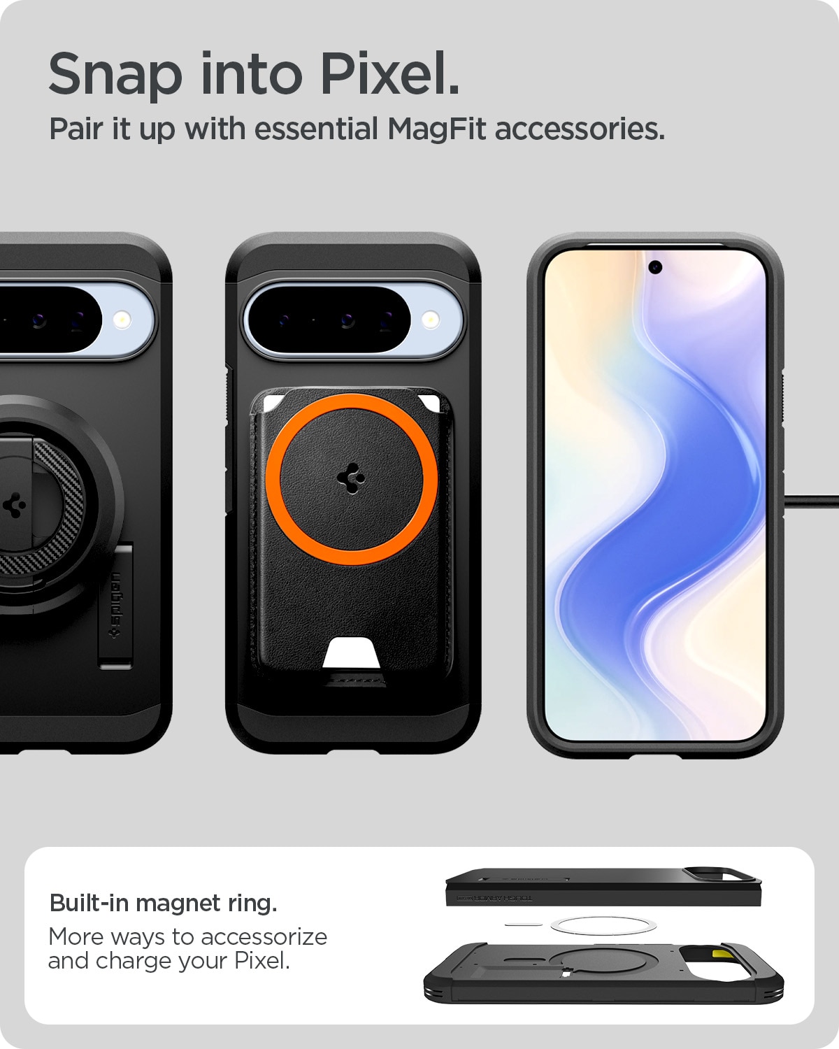 Coque Tough Armor MagSafe Google Pixel 10 Pro Black