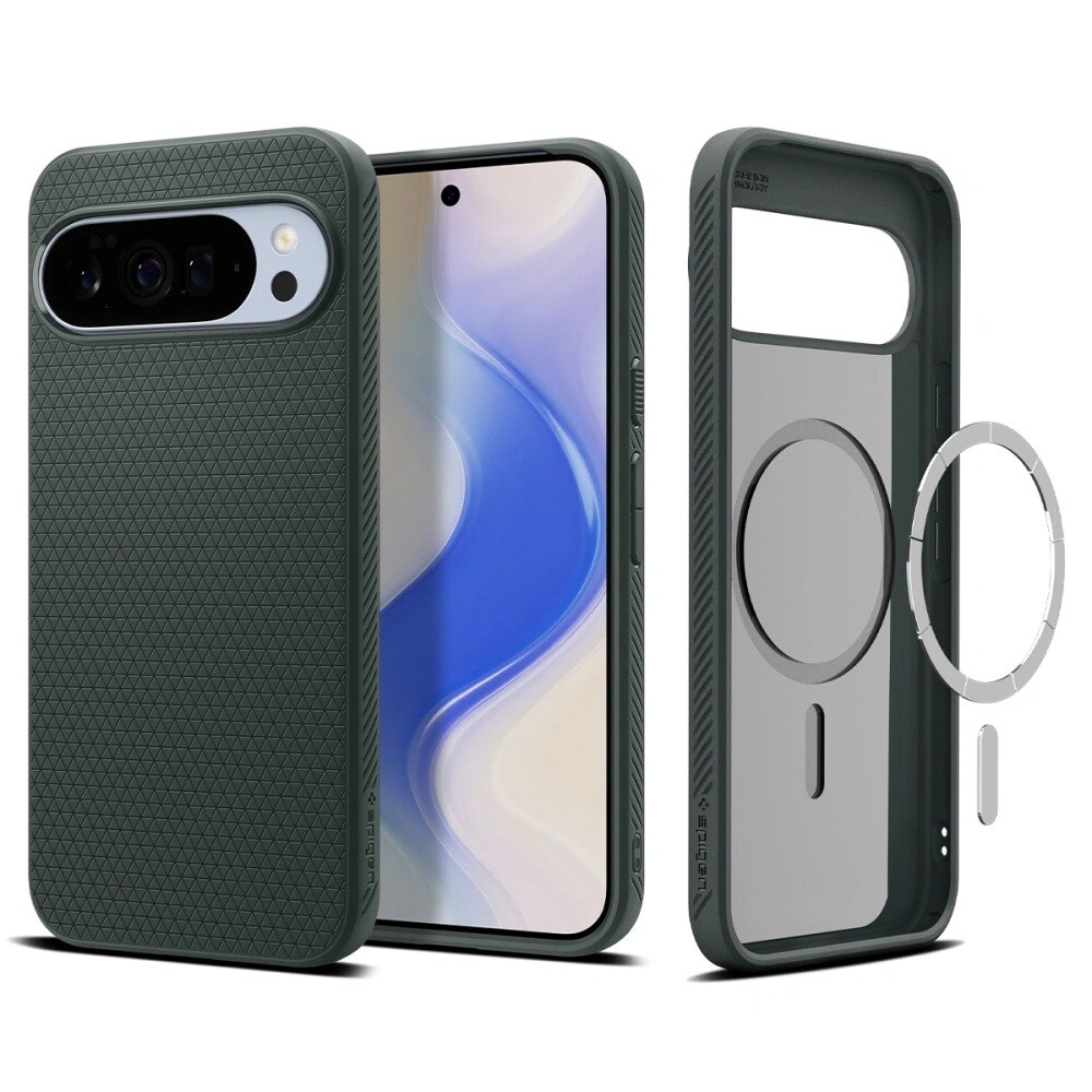 Coque Liquid Air MagSafe Google Pixel 10, Abyss Green