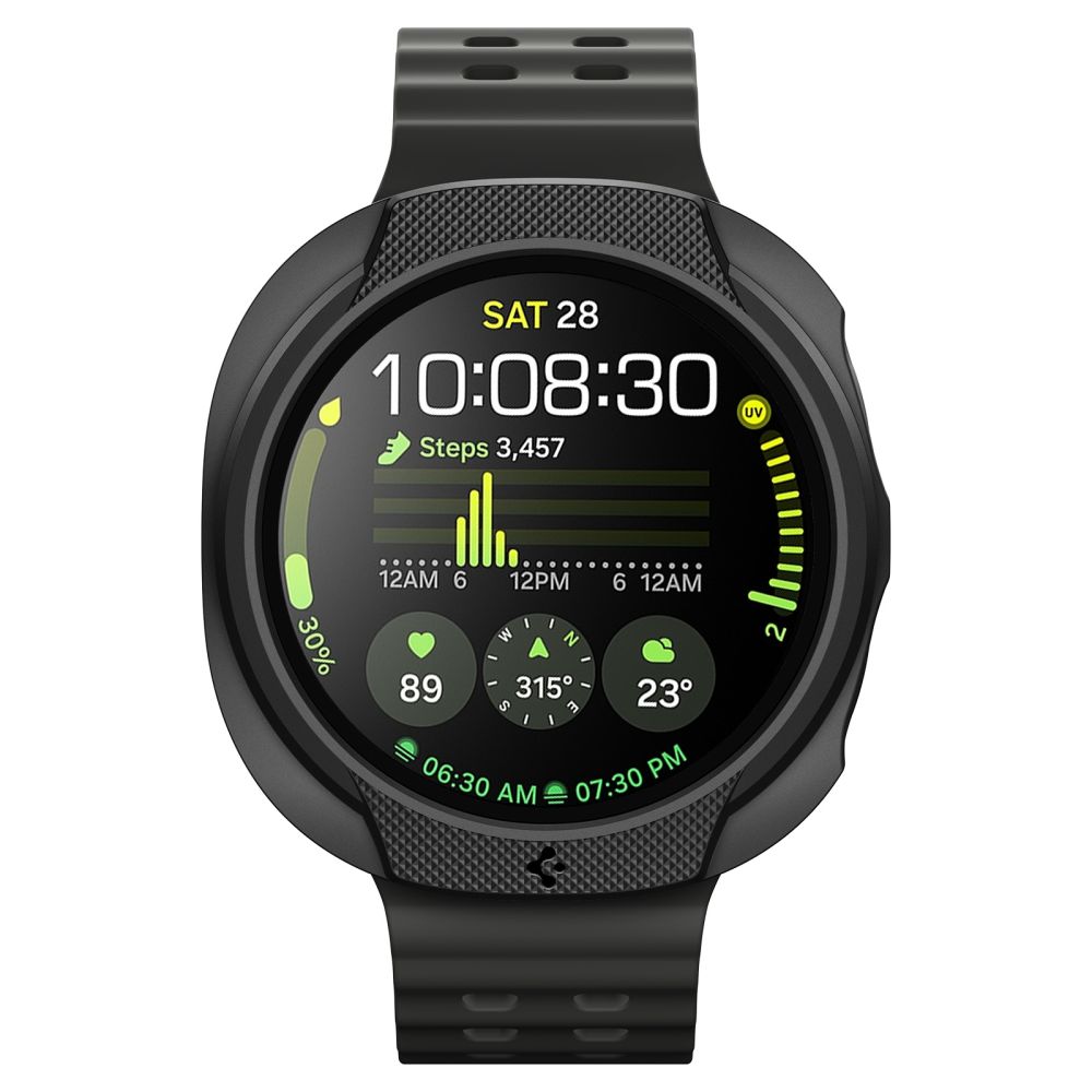 Coque Liquid Air Samsung Galaxy Watch 8 44mm, Black